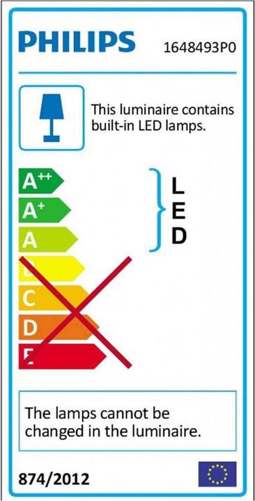 Energy Label Philips Bustan IR (1000 lm)