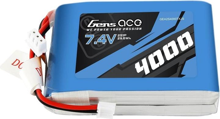 Gens Ace Batterie RC LiPo 4000 mAh 7.4 V RX/TX (7.40 V, 4000 mAh)