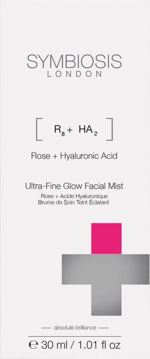 Image du produit Symbiosis Rose + acide hyaluronique) Spray ultra-fin éclat pour le visage (30 ml, Spray visage)