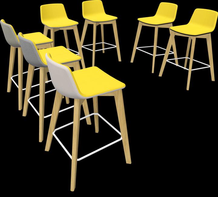 Actual product image Narbutas Twist & Sit Bar Stool