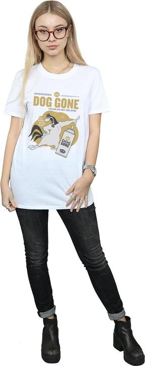 Actual product image Looney Tunes Womens/Ladies Dog Gone Foghorn Leghorn Cotton Boyfriend T-Shirt (XL)