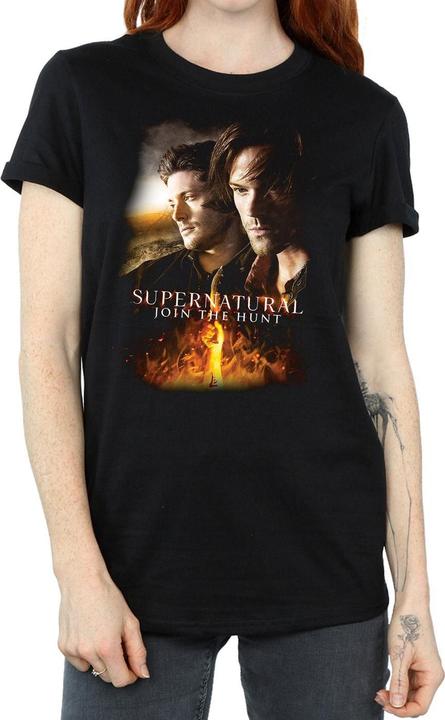 Supernatural Flaming Poster TShirt