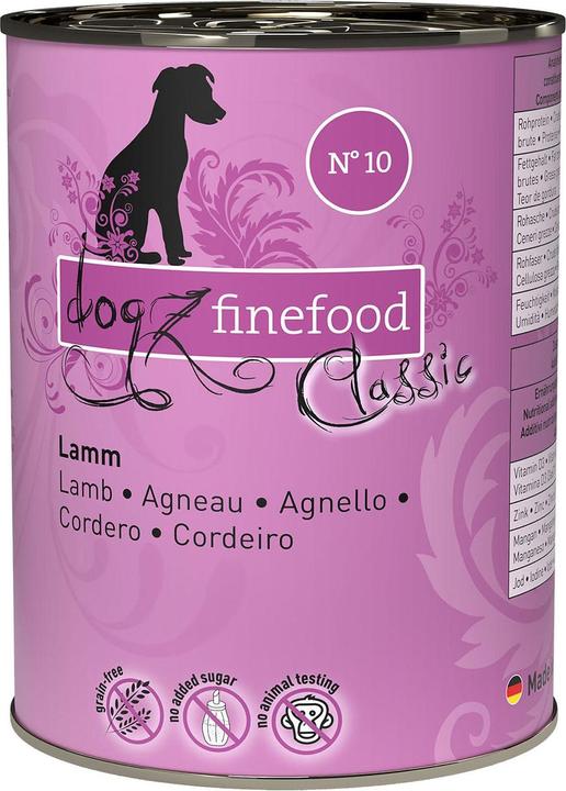 Dogz finefood No.10 Lamb (Adult, 1 pcs., 400 g)