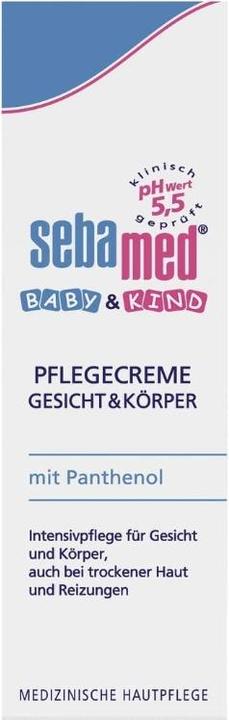 Actual product image Sebamed BABY & CHILD CARE CREAM, 75 ml CRE