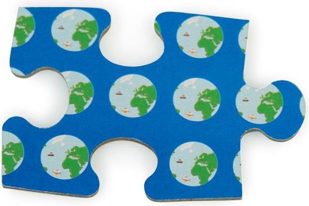 Actual product image Scratch World map (150 pieces)