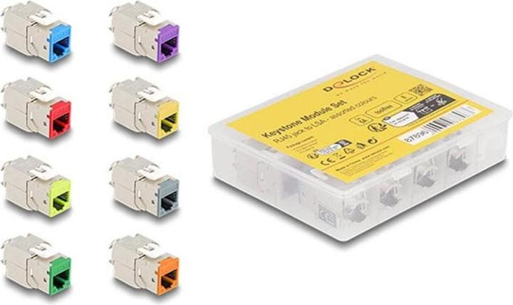 Produktbild Delock Keystone Modul RJ45 Buchse zu LSA Cat.6A (Keystone Modul)