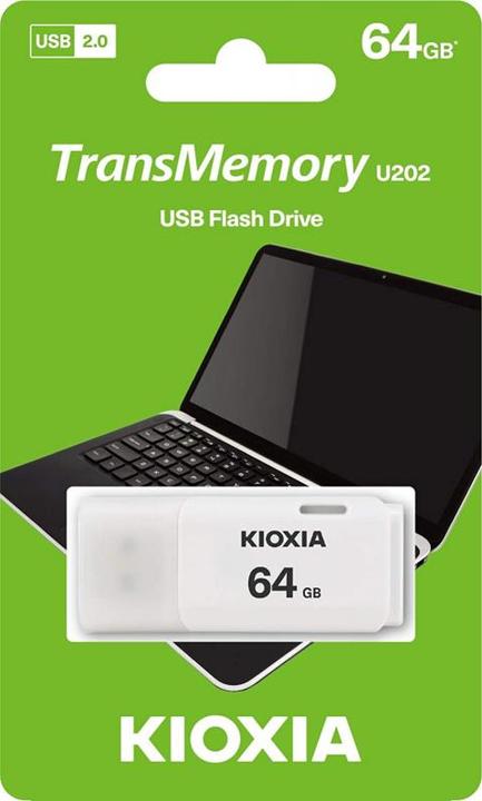 Actual product image Kioxia TransMemory U202 (64 GB, USB-A, USB 2.0)
