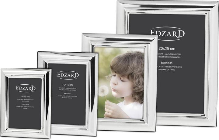 Produktbild Edzard Fotorahmen Florenz für Foto 20 x 25 cm, versilbert, anlaufgeschützt (20 x 25 cm)