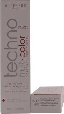 Alterego Techno Fruit Color 6/17 Dunkelblond Aschbraun 100ml (6, 17 Dark Blonde Ash Brown)