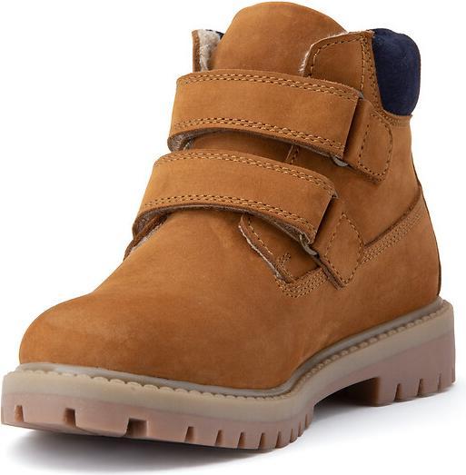 Image du produit La Redoute Collections Bottines en cuir doublées avec fermeture velcro (26)