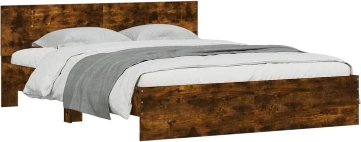 Produktbild VidaXL Bettgestell mit Kopfteil und LED-Beleuchtung (160 x 200 cm)