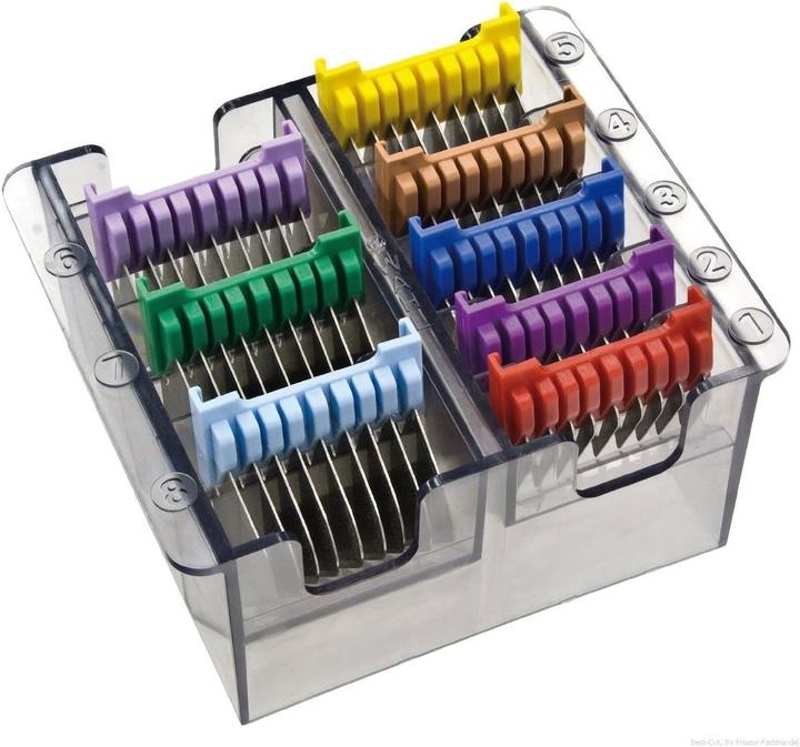 Moser Aufsteckkämme für Schermaschine (8 x)