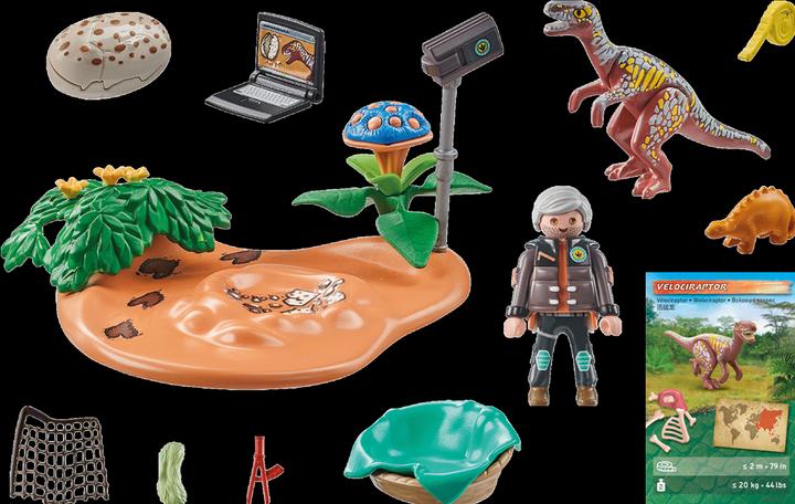 Image du produit Playmobil Nid de stégosaure avec voleur d'oeufs (71526)