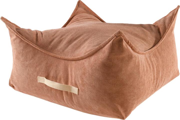 Actual product image Activity Board Beanbag for children, square, corduroy, brick
