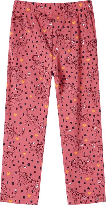 Produktbild VidaXL Kinderpyjama mit Langen Ärmeln Altrosa 140,Material: 95 (140)