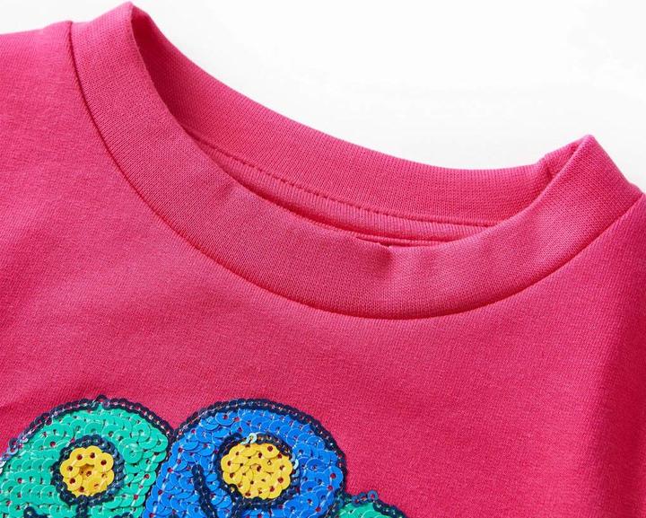 Immagine prodotto VidaXL Felpa da bambino rosa acceso 116,Materiale: 95 % cotone. 5 (116)