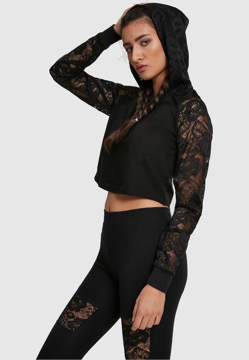 Image du produit Urban Classics Ladies Short Laces Hoody (S)