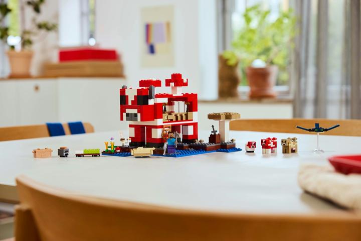 Immagine prodotto LEGO Das Pilzkuh-Haus (21270, LEGO Minecraft)