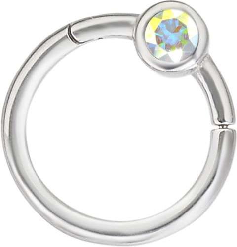 Bijouteria 1.2mm Piercingstab (Edelstahl, Swarovski Kristall)