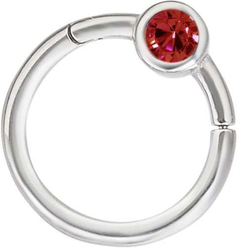 Produktbild Bijouteria 1.2mm Piercingstab (Edelstahl, Swarovski Kristall)