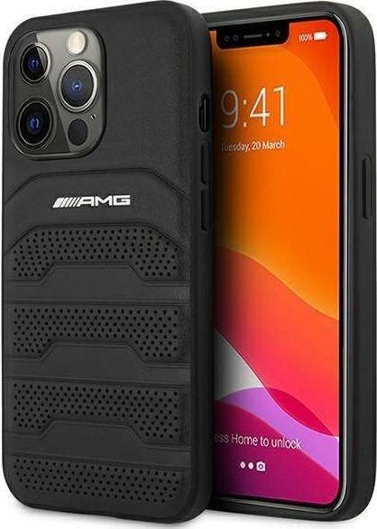 Produktbild Mercedes Mercedes-Benz TASCHE AMG LINE LEDER für iPhone 14 PRO universal (Apple iPhone 14 Pro)
