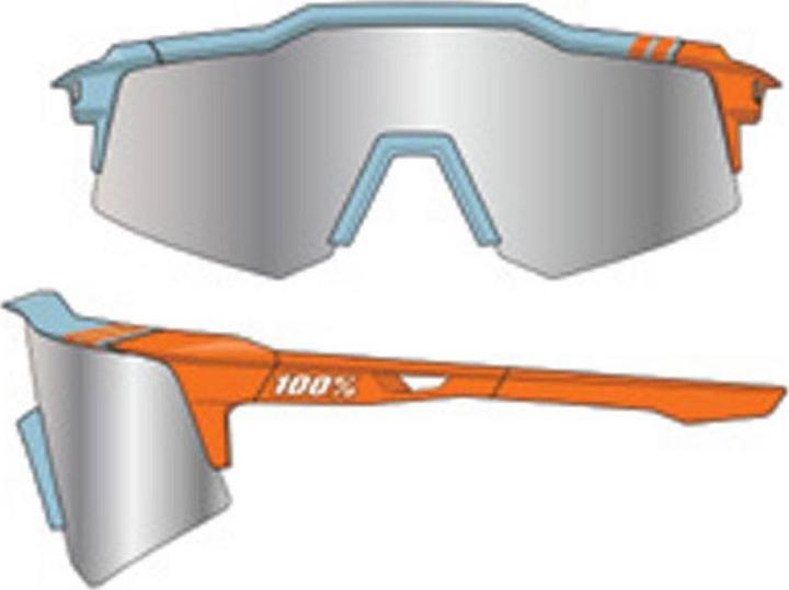 Image du produit 100% Brille Speedcraft XS Soft Tact (Soft Tact Two Tone, HiPER argent)
