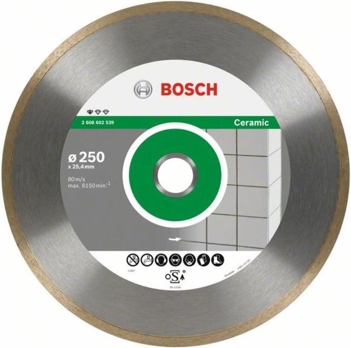 Produktbild Bosch Professional Zubehör Diamanttrennscheibe Standard for Ceramic, 180 x 25,40 x 1,6 x 7 mm