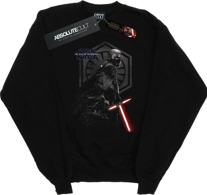 Actual product image Star Wars Womens/Ladies The Rise Of Skywalker Kylo Ren Vader Remains Sweatshirt (XXL)