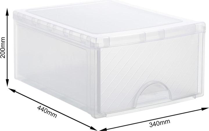 Image du produit Rotho Schubladenbox (20 x 44.5 x 20 cm, 61.40 l)