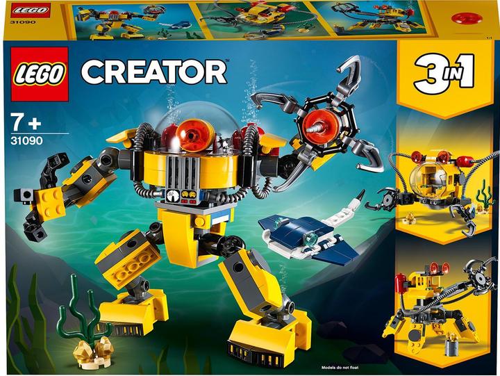 Produktbild LEGO Unterwasser-Roboter (31090, LEGO Creator 3-in-1)