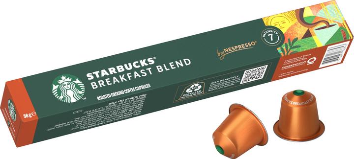 Immagine prodotto Starbucks Miscela per la colazione di Nespresso Tostatura media (10 x Porta.)