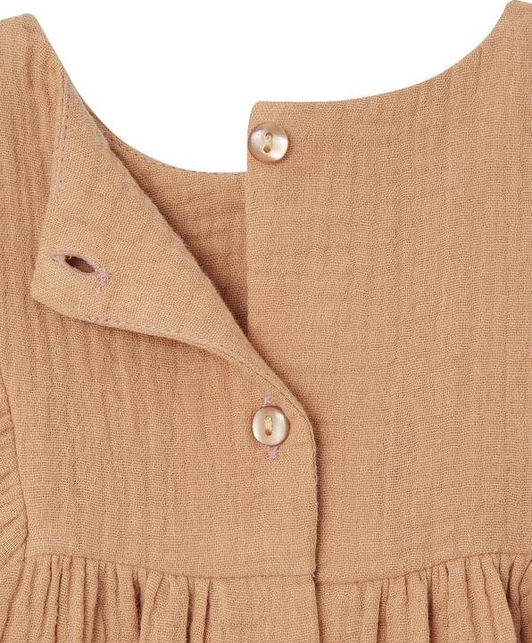 Actual product image Vertbaudet Embroidered muslin baby dress (74)