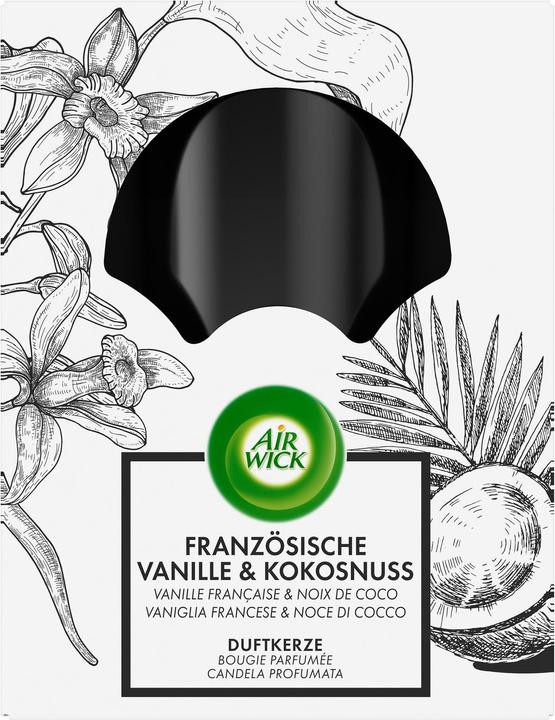 Image du produit Air Wick Bougie décorative parfumée Vanille & Noix de coco (220 g)