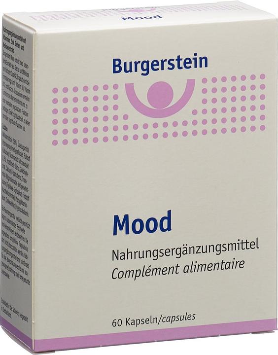 Burgerstein Mood Safran Melissa BVitamins (60 pièce(s), Capsules, 56 g)