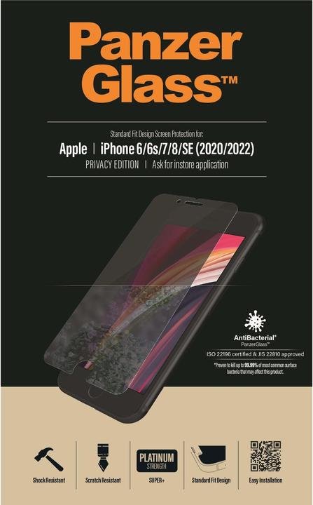 Produktbild PanzerGlass Privacy (1 Stück, Apple iPhone 6s)
