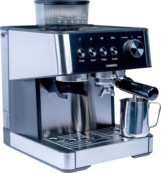 Actual product image Tornado Fully automatic coffee machine TCM-5431-GS / stainless steel and black