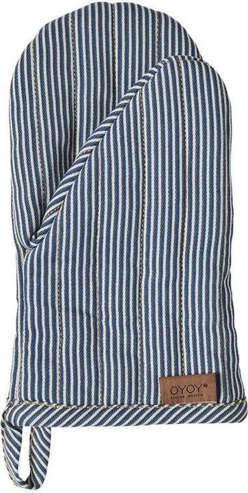 Image du produit Oyoy Gant de cuisine Striped Denim bleu/blanc (Coton biologique)