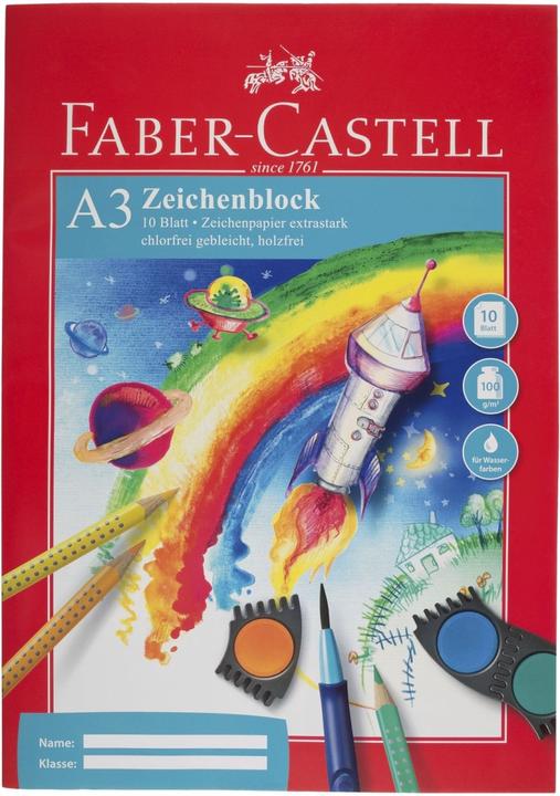 Actual product image Faber-Castell Drawing pad A3 10 sheets (A3, Plain)