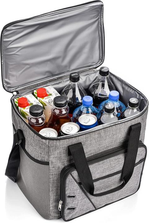 Produktbild Ty Meteor Frosty Kühltasche Grau-Schwarz 74597 (30 l)
