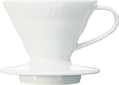 Hario V60 Keramik-Kaffeetropfer Weiss 01