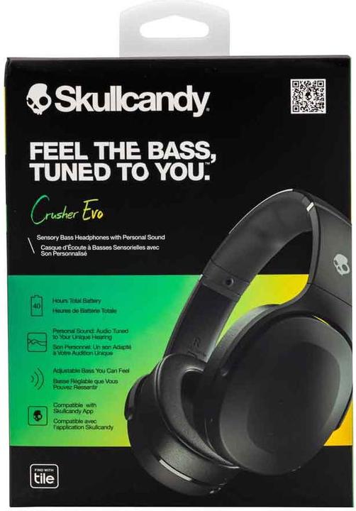Produktbild Skullcandy Crusher Evo (keine Geräuschunterdrückung, 40 h, Kabelgebunden, Kabellos)