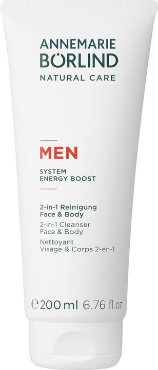 Annemarie Börlind for Men Serie - Men System Energy Boost 2-in-1 Reinigung Face & Body (200 ml)