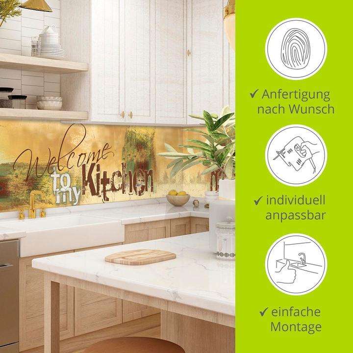 Immagine prodotto Artland Alzatina in alluminio per cucina Benvenuti nella mia cucina