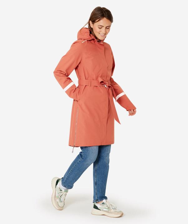 Immagine prodotto Btwin Trench da pioggia City 940 impermeabile da donna terracotta (L)