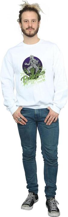 Image du produit Beetlejuice Mens Faded Pose Cotton Sweatshirt (M)
