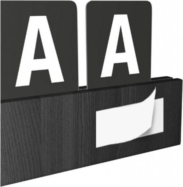 Actual product image Securit Buchstabenleiste schwarz (1.5 x 35.5 x 30 cm)