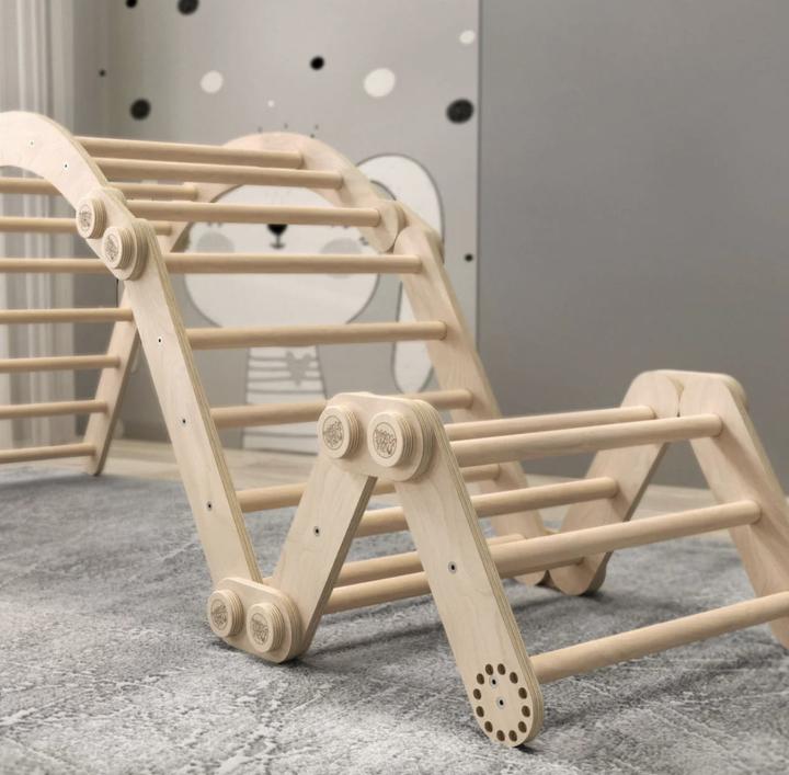 Produktbild Montessori Maxi-Klettergeruest + Rutsche - Natura ® Sport&Gym
