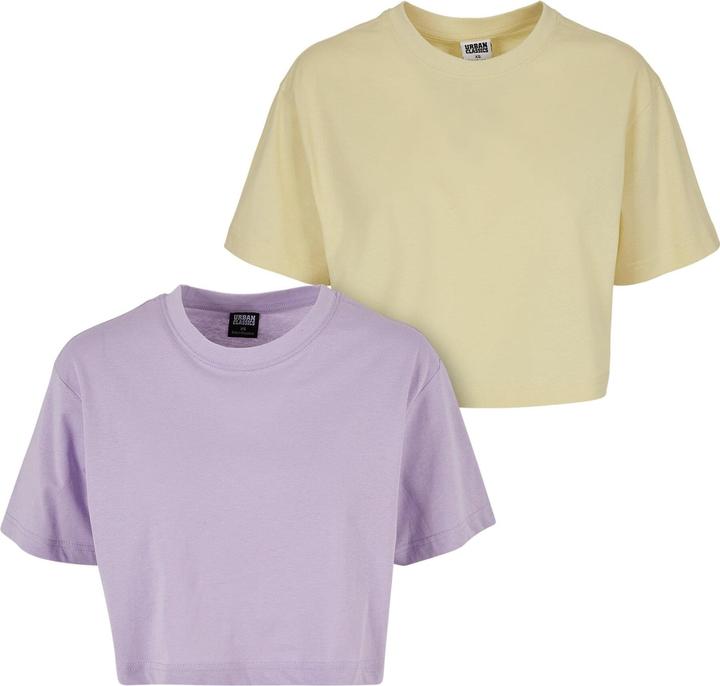 Urban Classics Ladies Short Oversized Tee 2-Pack