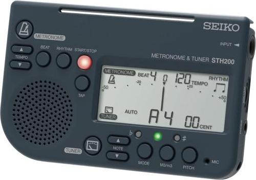 Produktbild Seiko Metronom STH-200 mit Stimmgerät-Funktion mit Tuch