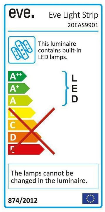 Energie-Label Eve Light Strip (Mehrfarbig, 200 cm, Indoor)